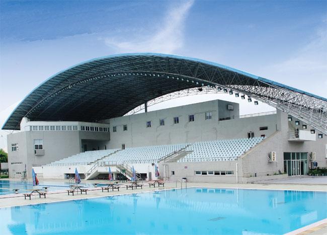 诸城游泳馆网架