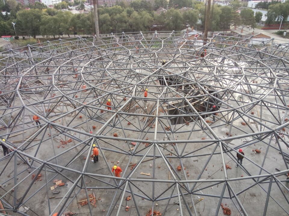 诸城全民健身中心网架