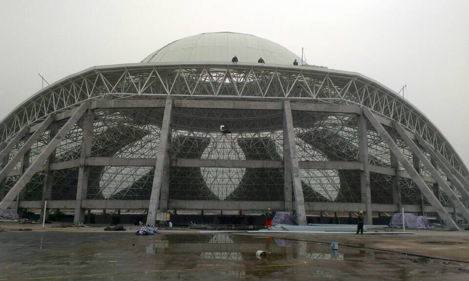 诸城温泉馆网架工程